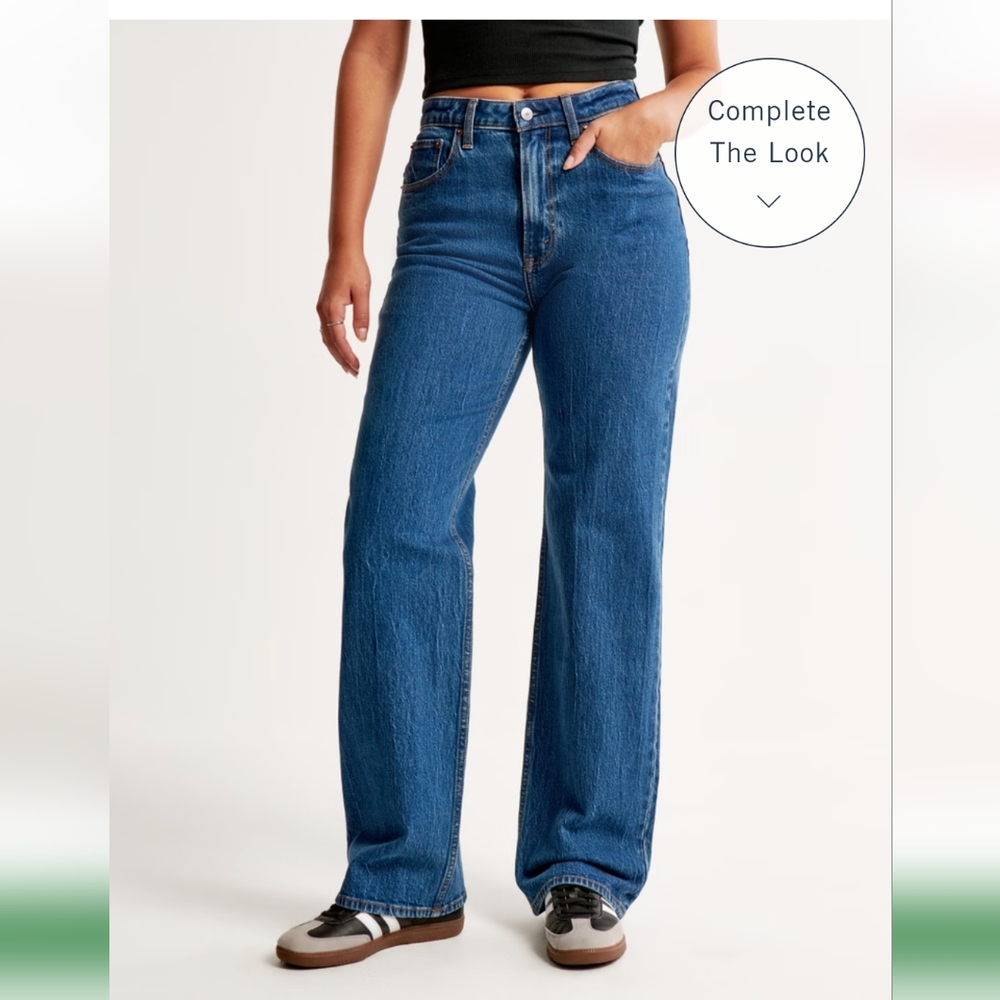 Abercrombie Curve Love High Rise 90s Relaxed Jean